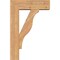 Ekena Millwork Funston Block Smooth Bracket w/ Offset Brace, Western Red Cedar, 7 1/2"W x 24"D x 36"H BKT0806X24X36FST05SWR - alternate 4